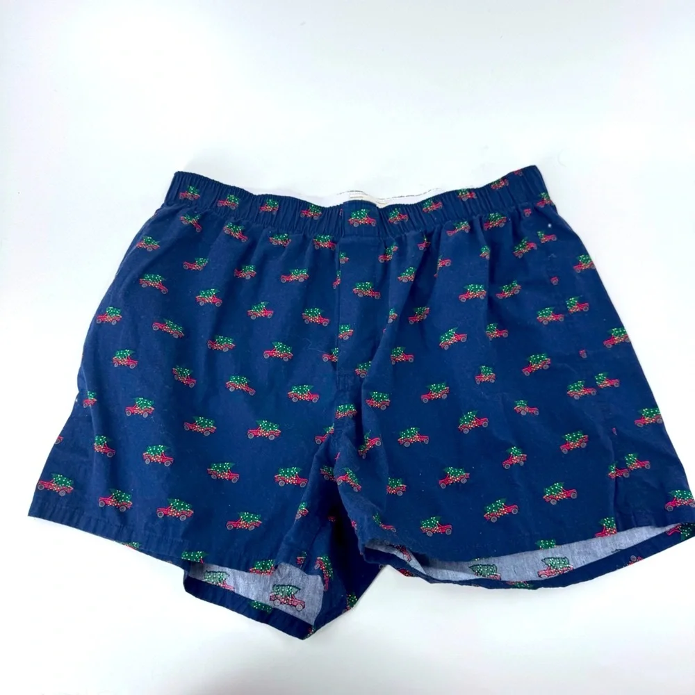 J. Crew‎ Blue Shorts with Colorful Pattern